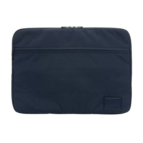 Front view of the dark blue sleeve for 17 inch Footes.