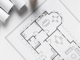 Blueprint of a house.